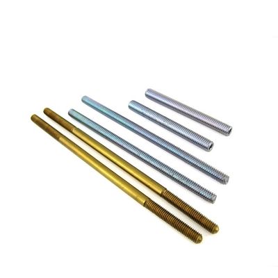 Carbon Steel Double Sided Threaded Rod Fastener For Wood Furniture