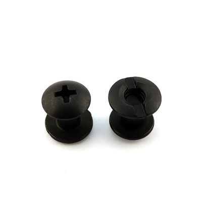 INCH Measurement System Steel Fittings Leather Sling Studs Black Chicago Screws