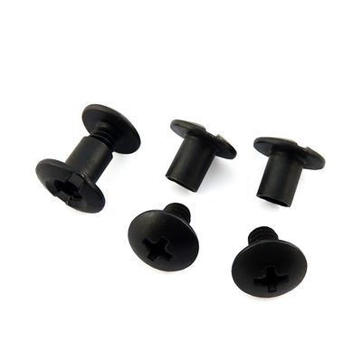 INCH Measurement System Steel Fittings Leather Sling Studs Black Chicago Screws