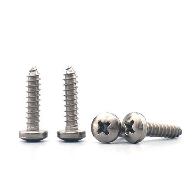 White Zinc Plated Countersunk Head M4 Self-Tapping Screw