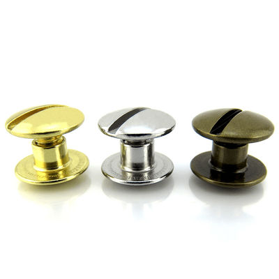 Male TM 8-32*6 M4 Plastic Chicago Screw Rivets Antique Bronze For Market