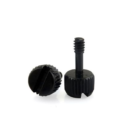 INCH M3 M4 Black Knurled Computer Case Thumb Screws for Cover Measurement system INCH
