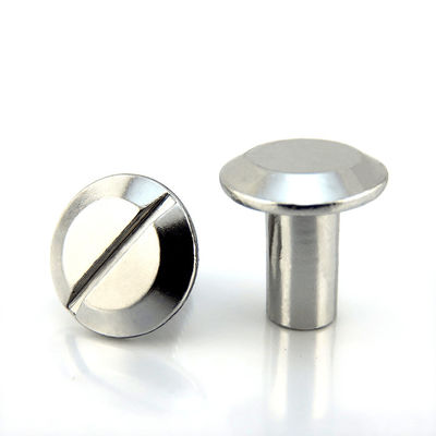 Customized Carbon Steel Chicago Screw Silver Plated TM#8-32*6 Metal Screw