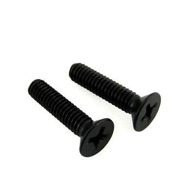 Cross Recessed Stainless Flat Head Screw Countersunk Head 120 Degree Plain Finish
