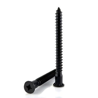 Construction Carbon Steel Metal Phillips Furniture Black Self Tapping Confirmate Screw