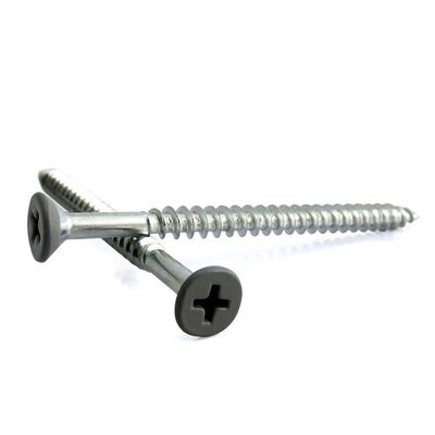 Construction Carbon Steel Metal Phillips Furniture Black Self Tapping Confirmate Screw