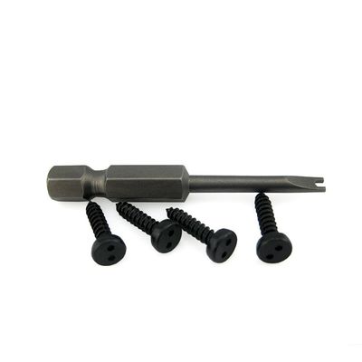 M4 A2 18/8 Stainless Steel S Type One Way Security Fencing Tamper Screw for Standards