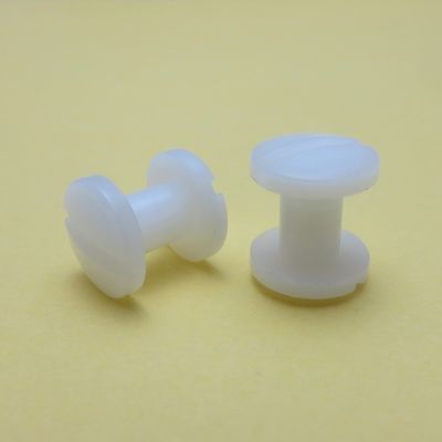 Black White Plastic Book Binding Chicago Screw with Customized Connection Function