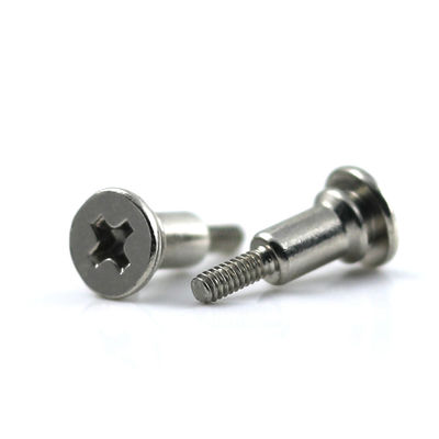 Non Hardening Heat Treatment Flat Nickel Plated Shoulder Bolts with Precision Step Screw