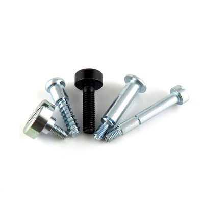 Non Hardening Heat Treatment Flat Nickel Plated Shoulder Bolts with Precision Step Screw