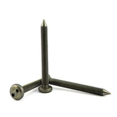 Truss Head Stainless Steel Tamper Proof Pig Nose Security Screw INCH Measurement System