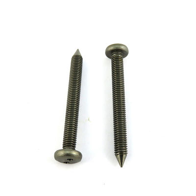 Truss Head Stainless Steel Tamper Proof Pig Nose Security Screw INCH Measurement System