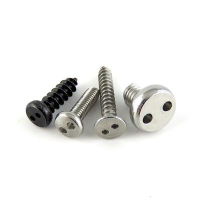 Truss Head Stainless Steel Tamper Proof Pig Nose Security Screw INCH Measurement System
