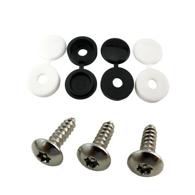 Steel Anti Theft Number Plate Tamper Proof Clutch Head Security Screws Kit for GB Standard