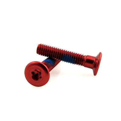 RoHs Certified Customized Truss large Head Anodized Torx Step Aluminum Shoulder Screw