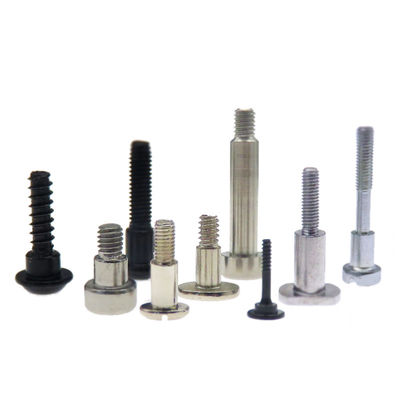 RoHs Certified Customized Truss large Head Anodized Torx Step Aluminum Shoulder Screw