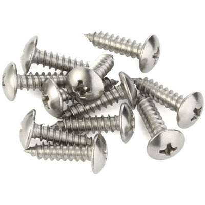 Flat Head Self Tapping Thread or Machine Thread Stainless 304 Carbon Steel Screws