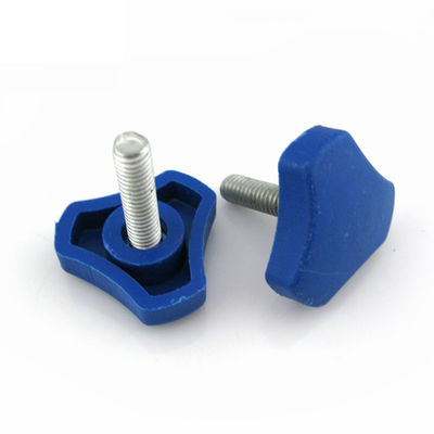 ISO9001 2015 Certified M5 Triangular Plastic Head Thumb Hand Knob Screw for Applications
