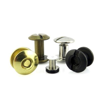 Customized Female Screw for Leather Size 10.5*8.5- 8-32 Stainless Steel Chicago Screw