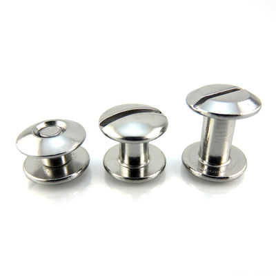 Customized Female Screw for Leather Size 10.5*8.5- 8-32 Stainless Steel Chicago Screw