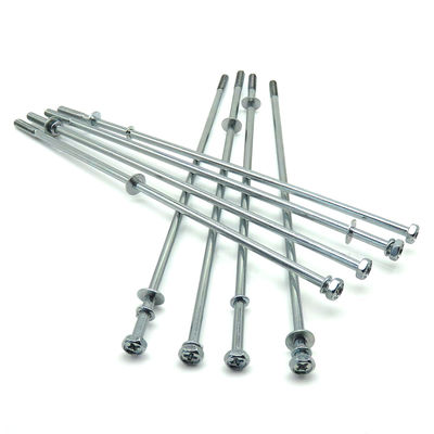 Customised M3 M4 M5 M6 Non-standard HEX Head Cross Recessed Stainless Steel Long Screws