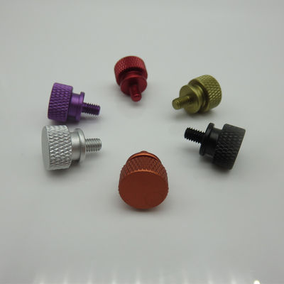 Aluminum Alloy Knurled Head Thumb Screw 36mm Chassis Colorful for Computer