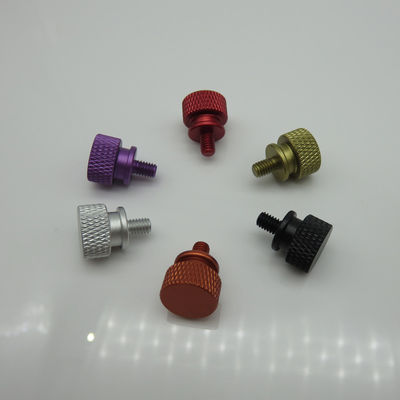 Aluminum Alloy Knurled Head Thumb Screw 36mm Chassis Colorful for Computer
