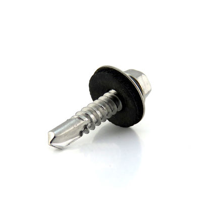 Sandwich Panel Self Drilling Roofing Screws Plain Finish Stainless Steel Tek Screws
