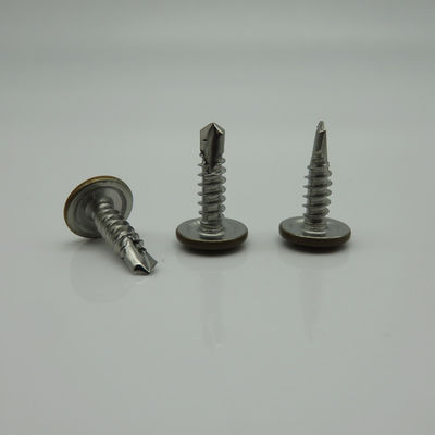 Carbon Steel Martial 4.2x16 Phillips Washer Truss Painted Head Self Screw RoHs Approved
