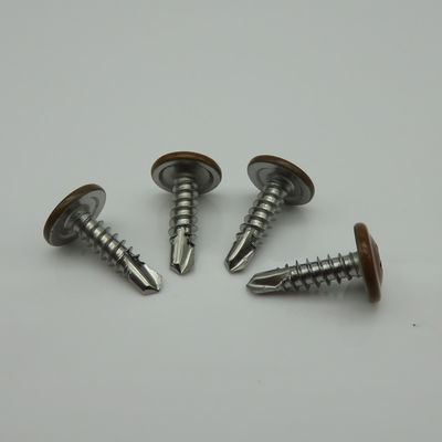 Carbon Steel Martial 4.2x16 Phillips Washer Truss Painted Head Self Screw RoHs Approved