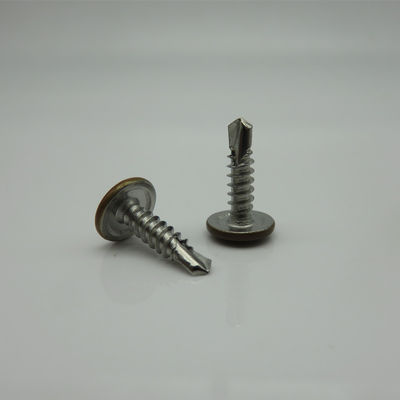 Carbon Steel Martial 4.2x16 Phillips Washer Truss Painted Head Self Screw RoHs Approved