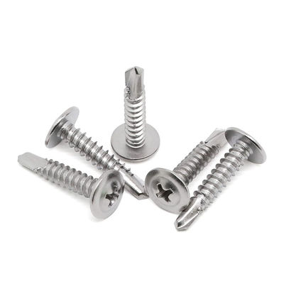 Stainless Steel Galvanized Self Tapping Screws with Flat Wafer Head