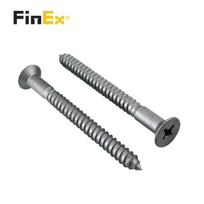 Flat Head Self Tapping Concrete Screws Blue Coating Phillips Self Drilling Screws