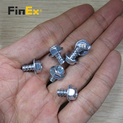 WN5447 Hex Flange Head Self Tapping PT Thread Forming Screw Plain Finish for Fastening