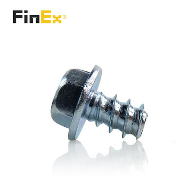 WN5447 Hex Flange Head Self Tapping PT Thread Forming Screw Plain Finish for Fastening