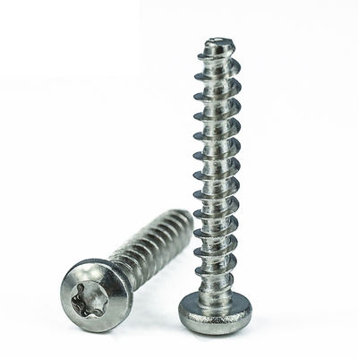 1mm-500mm Length Stainless Steel Passivation Torx Drive Thread Forming PT Screw for Plastics