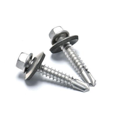 Carbon Steel SS 304 Self Drilling Screw Hot Dip Hex Head Tek Screws