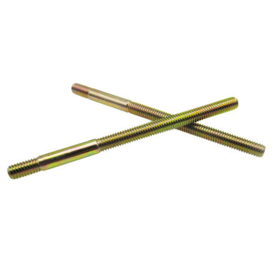 Color Zinc Carbon Steel Double End Threaded Rods With Thread Inserts Type