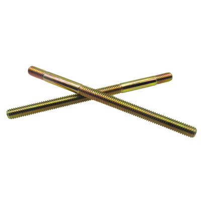 Color Zinc Carbon Steel Double End Threaded Rods With Thread Inserts Type