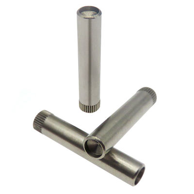 Precision CNC Lathing Stainless Steel Metal Dowel Pin with Bright Finish ROHS Certified