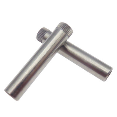 Precision CNC Lathing Stainless Steel Metal Dowel Pin with Bright Finish ROHS Certified