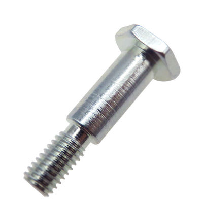 Customizable Stainless Steel Hexagon Head Shoulder Bolt With Zinc Finish