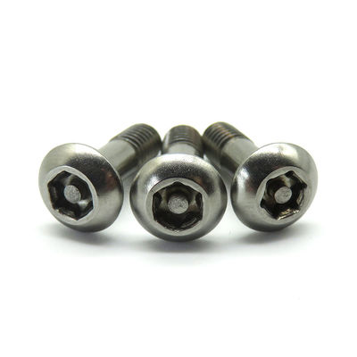 Button Head Hex Socket Security Screw Plain Finish with RoHs Certified