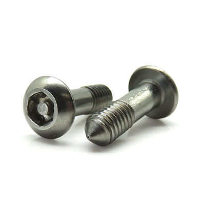 Button Head Hex Socket Security Screw Plain Finish with RoHs Certified