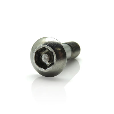 Button Head Hex Socket Security Screw Plain Finish with RoHs Certified