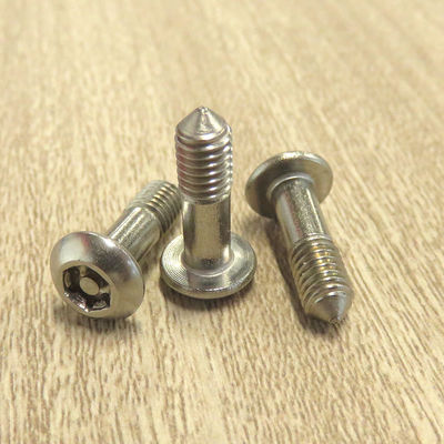 Button Head Hex Socket Security Screw Plain Finish with RoHs Certified