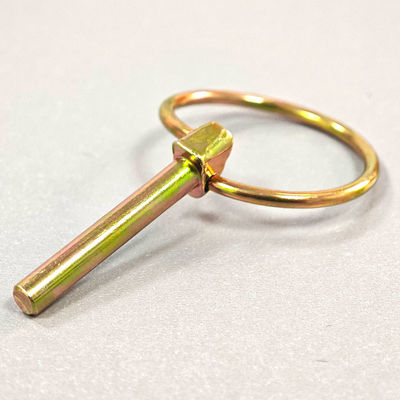 Carbon Steel Yellow O Ring Safety Linch Pins Customized For Spring Pins