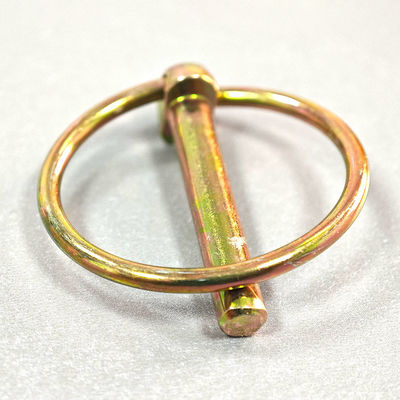 Carbon Steel Yellow O Ring Safety Linch Pins Customized For Spring Pins