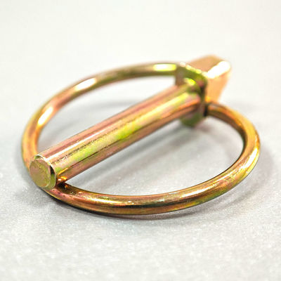 Carbon Steel Yellow O Ring Safety Linch Pins Customized For Spring Pins