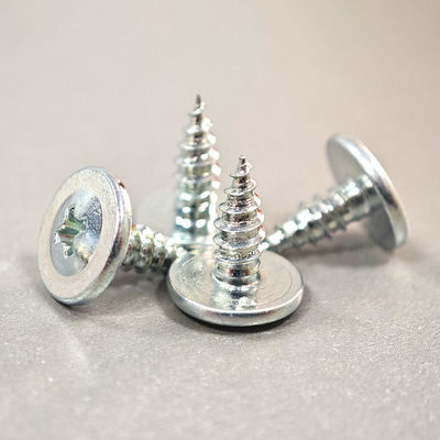 M2.5 Galvanized White Self Tapping Screws With Aluminium Finish Cadmium Plated